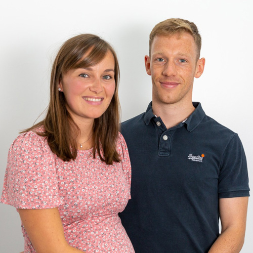 Kirsty and Karl Barlbaro visiting Yorkshire Baby Scan for a 3D/4D baby scan