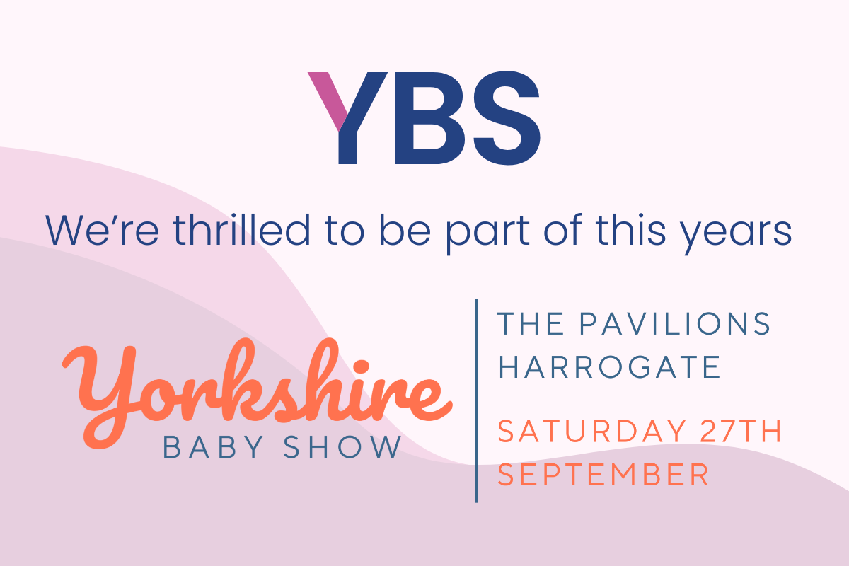 Yorkshire Baby Show event banner showing date and location of the event